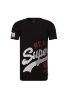 t-shirt vintage logo wrap Superdry 	črna	