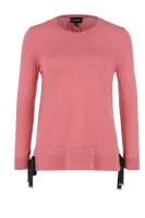 wełniany pulover | regular fit Emporio Armani 	roza	
