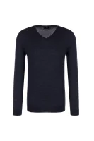 pulover naran BOSS BLACK 	temno modra	