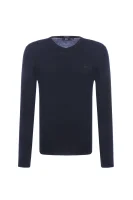 pulover pacello-l BOSS BLACK 	temno modra	
