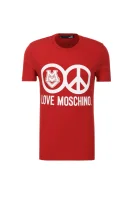 t-shirt Love Moschino 	rdeča	