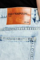 Jeansi kratke hlače DEPECHE | Relaxed fit One Teaspoon 	svetlo modra barva	