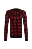 wełniany pulover palino BOSS BLACK 	rdeča	