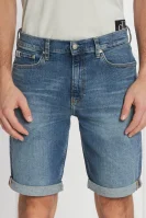 Jeansi kratke hlače | Slim Fit CALVIN KLEIN JEANS 	modra	