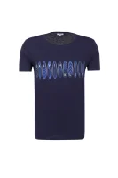 t-shirt Calvin Klein Swimwear 	temno modra	