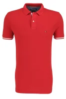 polo basic tipped | regular fit | pique Tommy Hilfiger 	rdeča	