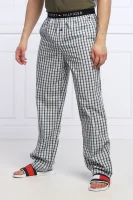 Hlače pižama | Regular Fit Tommy Hilfiger 	svetlo modra barva	