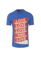 t-shirt Love Moschino 	modra	