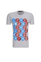 t-shirt Love Moschino 	pepelnata	