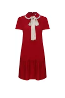 jedwabna oblekica Red Valentino 	rdeča	