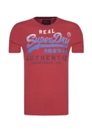 t-shirt vintage authentic fade tee | slim fit Superdry 	rdeča	