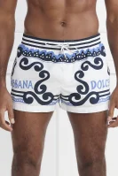 Kopalne hlače | Longline Fit Dolce & Gabbana 	modra	