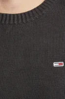 Pulover | Regular Fit Tommy Jeans 	črna	