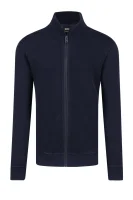 pulover zelda | regular fit BOSS ORANGE 	temno modra	
