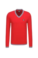pulover EA7 	rdeča	