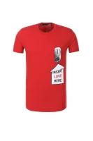 t-shirt Love Moschino 	rdeča	