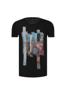 t-shirt touchup 2 | regular fit | pima BOSS ORANGE 	črna	