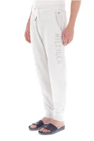 hlače od pižama | regular fit Tommy Hilfiger 	pepelnata	