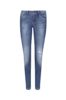 kavbojke pixie | skinny fit | mid waist Pepe Jeans London 	modra	