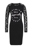 oblekica lace panelled Superdry 	črna	