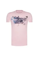 t-shirt goodge | slim fit Pepe Jeans London 	roza	