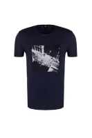 t-shirt tessler 68 BOSS BLACK 	temno modra	