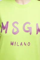 Majica | Regular Fit MSGM 	zelena	