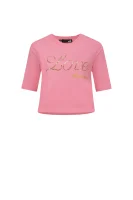 t-shirt | loose fit Love Moschino 	roza	