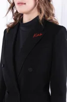 wełniana suknjič kaia | regular fit Karl Lagerfeld 	črna	