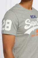 t-shirt vintage logo tri | slim fit Superdry 	siva	