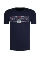 Majica DENNIS | Regular Fit Pepe Jeans London 	temno modra	