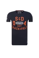 t-shirt | slim fit Superdry 	temno modra	