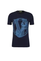 t-shirt Versace Jeans 	temno modra	
