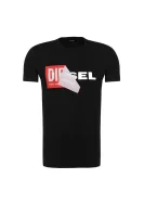 t-shirt diego Diesel 	črna	