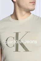 Majica | Slim Fit CALVIN KLEIN JEANS 	olivna	