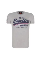 t-shirt vintage logo Superdry 	pepelnata	