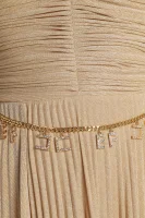 Obleka Elisabetta Franchi 	zlata	