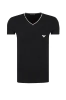 t-shirt | regular fit | cotton stretch Emporio Armani 	črna	