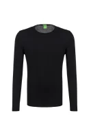 wełniany pulover c caio BOSS GREEN 	črna	