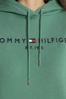 Obleka TH ESS Tommy Hilfiger 	zelena	