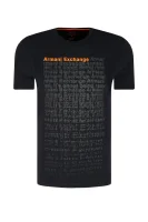 t-shirt | regular fit Armani Exchange 	črna	