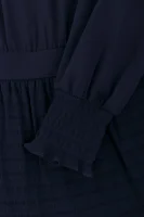 oblekica + kombineža kurina-1 HUGO 	temno modra	