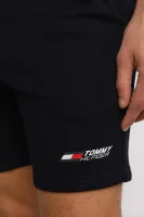 Kratke hlače TERRY | Regular Fit Tommy Sport 	temno modra	