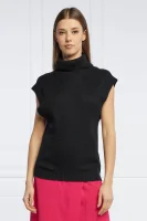 Volneni pulover | Regular Fit Patrizia Pepe 	črna	