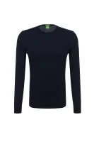 wełniany pulover c-conny BOSS GREEN 	temno modra	