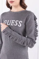 pulover | regular fit GUESS 	pepelnata	