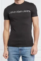Majica INSTITUTIONAL | Slim Fit CALVIN KLEIN JEANS 	črna	
