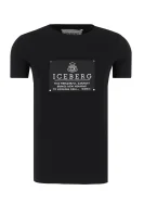 t-shirt | regular fit Iceberg 	črna	