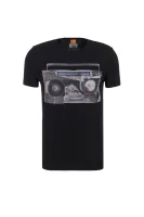 t-shirt turbulence 3 BOSS ORANGE 	črna	
