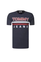t-shirt tjm stripe | regular fit Tommy Jeans 	temno modra	